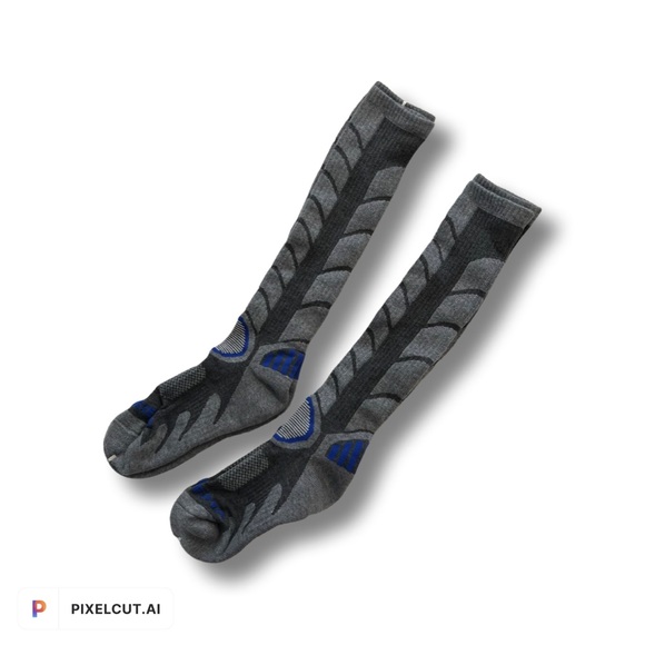 NWOT Weierya Merino Wool Ski Socks Set of 2 - Picture 2 of 2